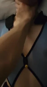下滑杭州可约妹子一脸享受样子